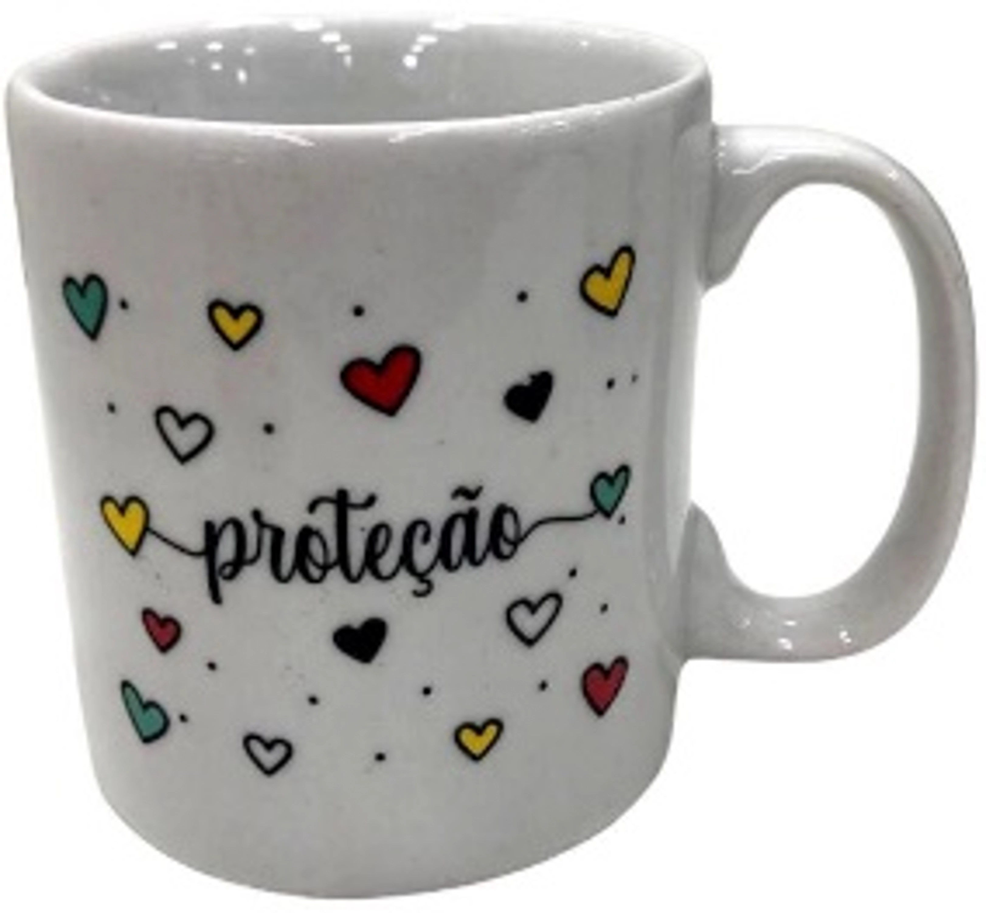 Caneca Porcelana Conica Word 250ml Ut41 10 Unita