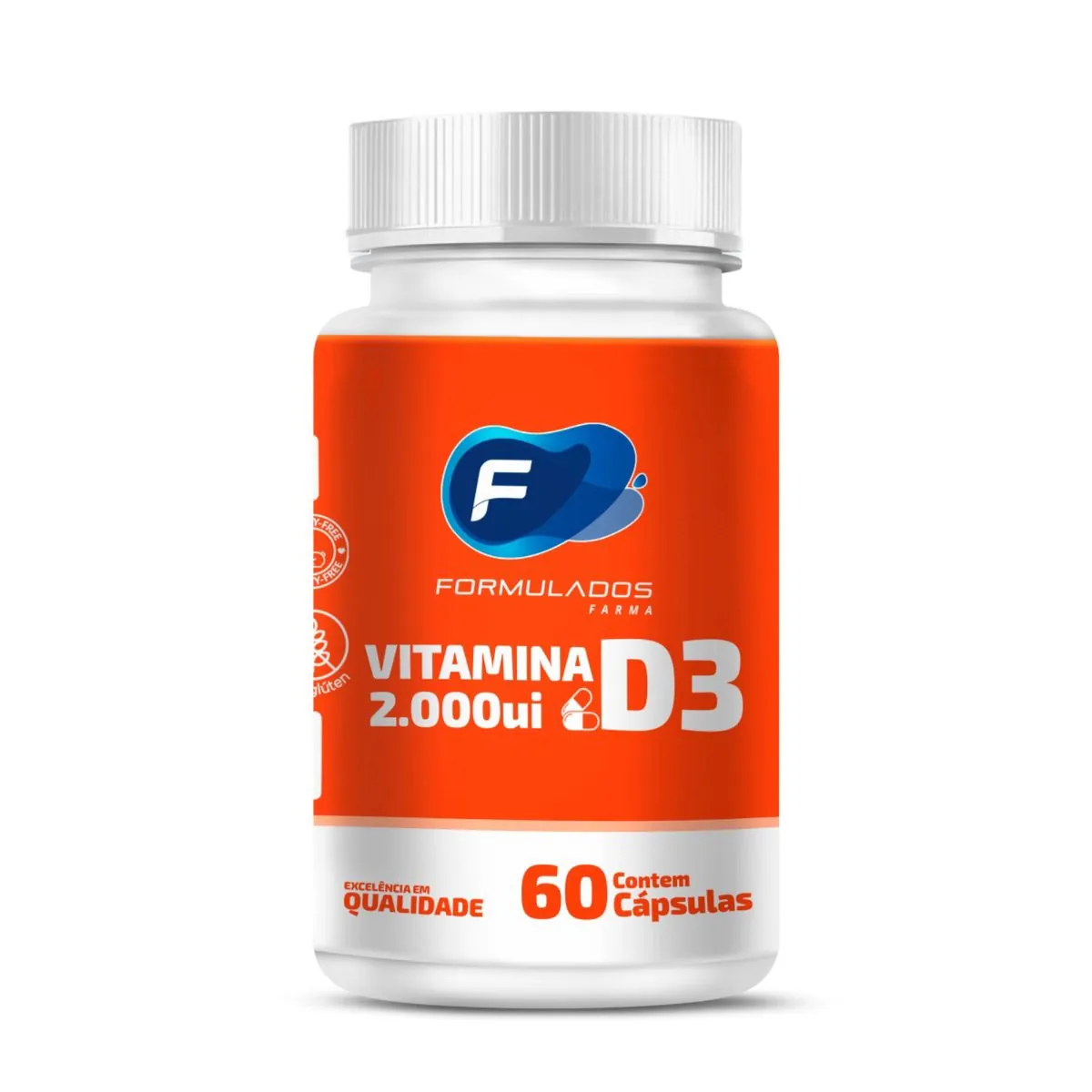 Vitamina D3 2.000ui 60 cápsulas