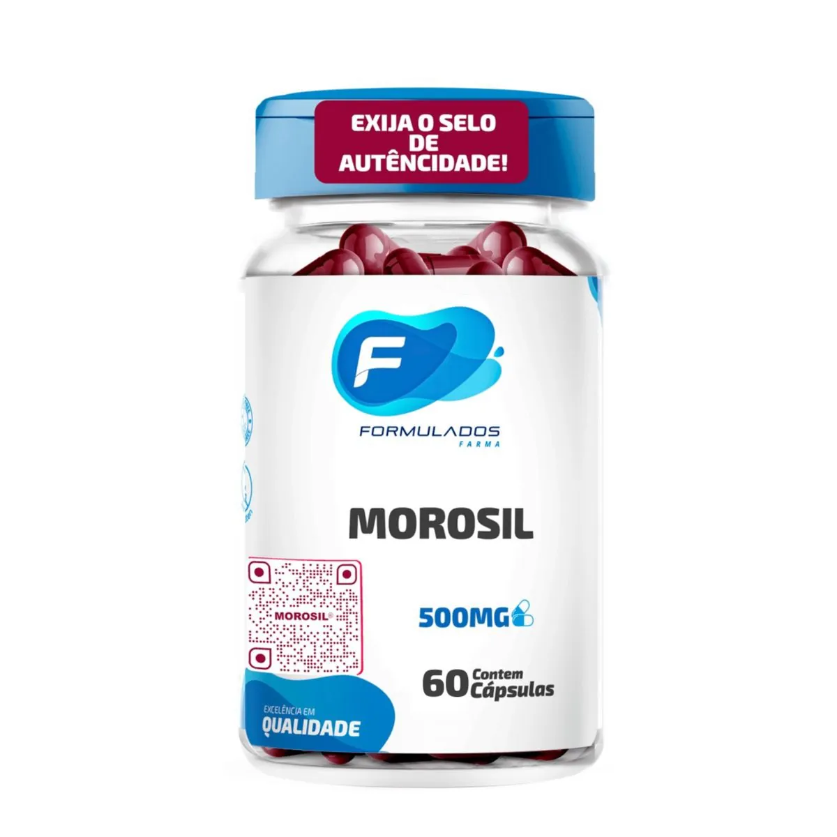 Morosil 500MG com selo de Autenticidade - 60 Cápsulas