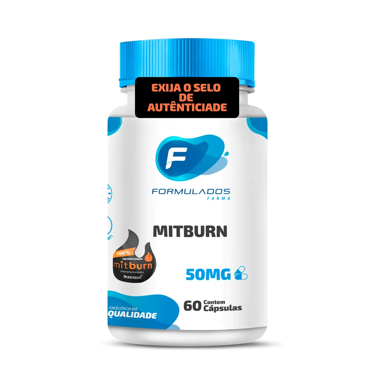 Mitburn 50mg 60 Cápsulas