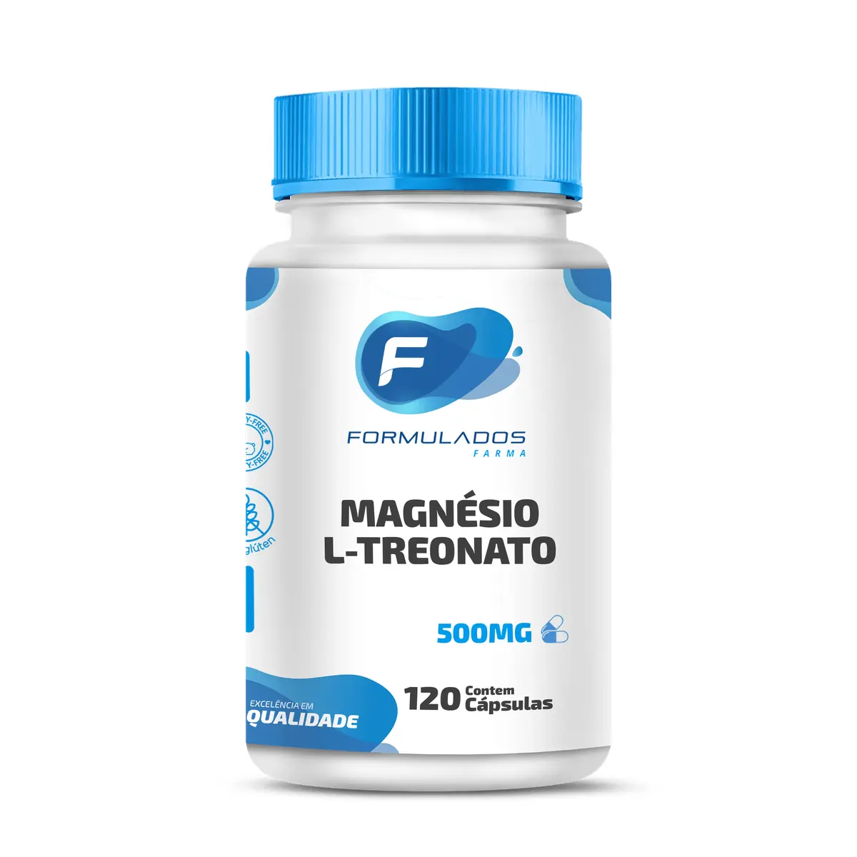 Magnésio L-Treonato 500mg 120 Cápsulas