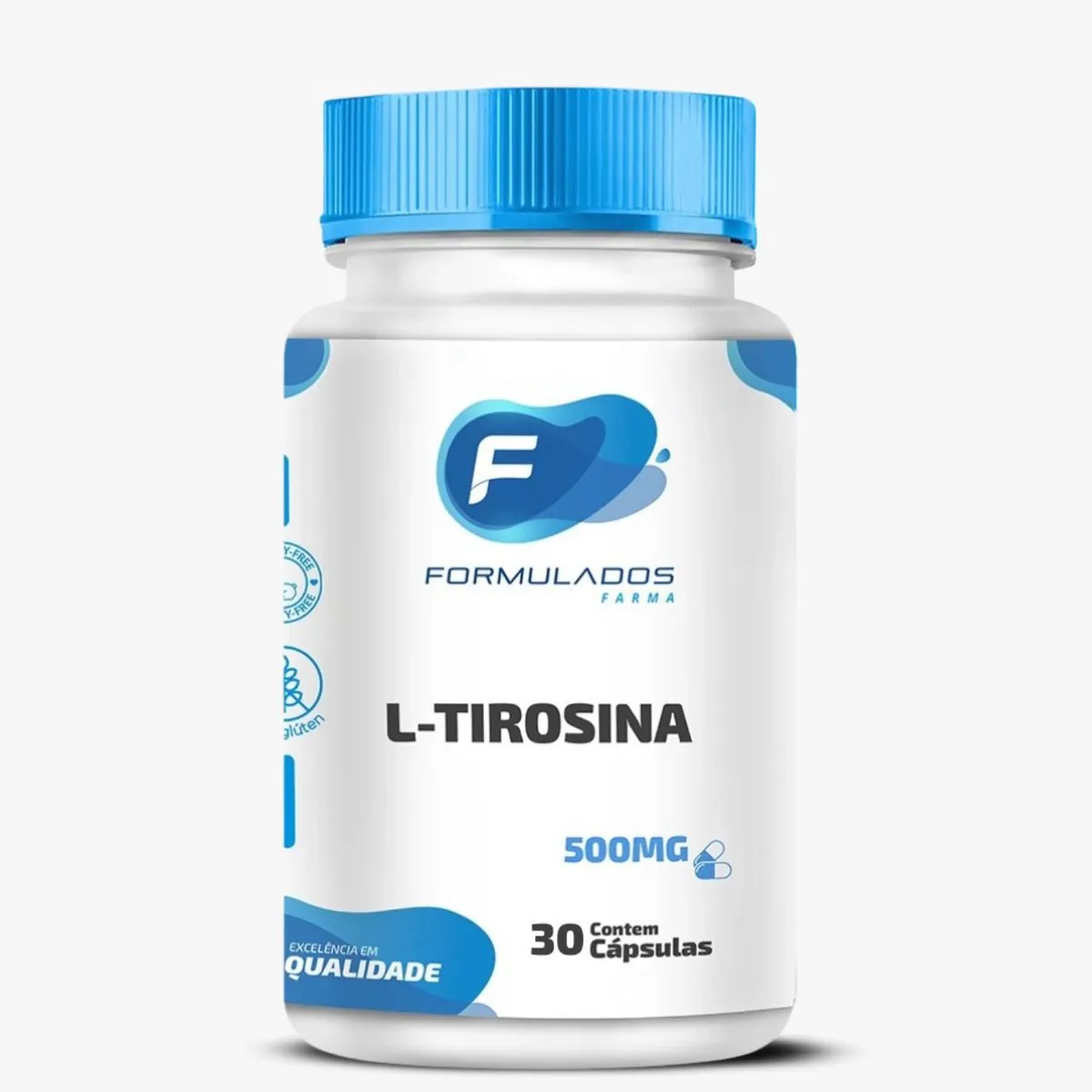 L-Tirosina 500mg 60 Cápsulas