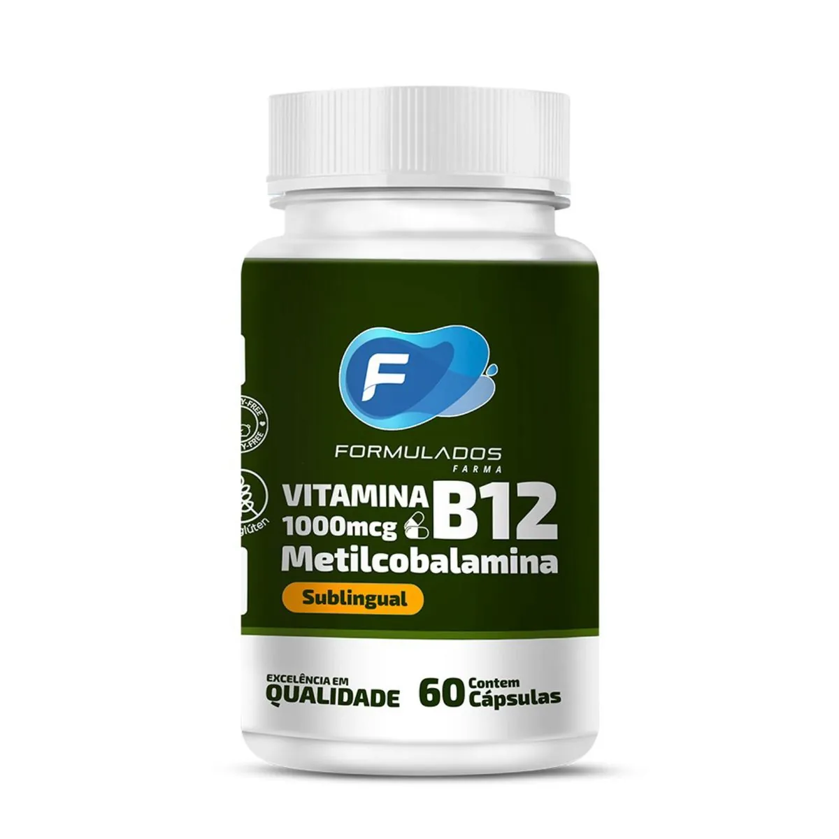Metilcobalamina 1000mcg sublingual 60 cápsulas