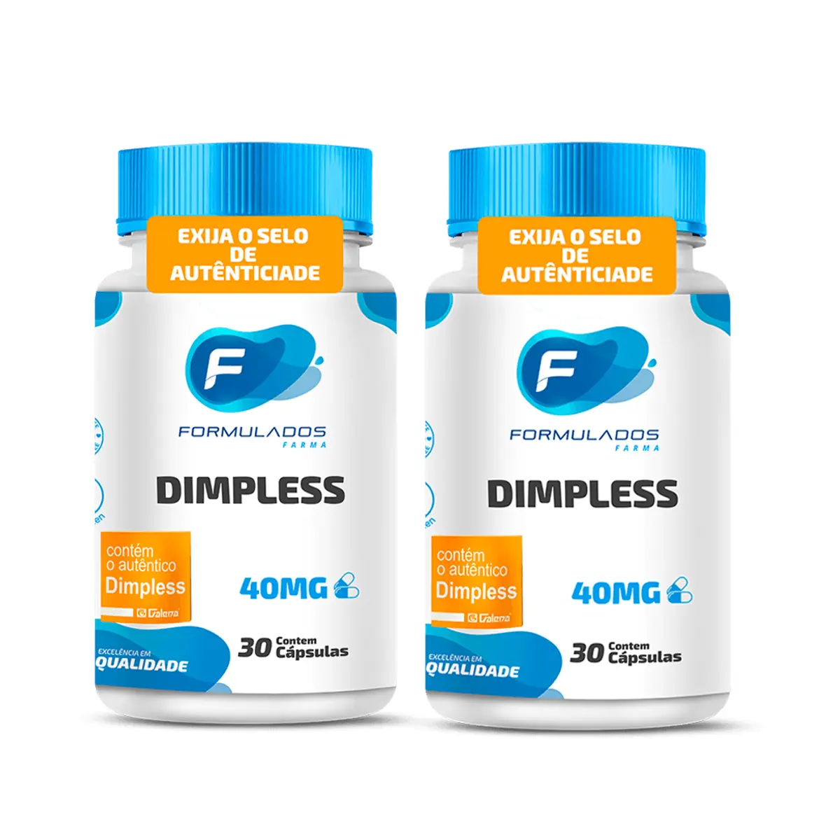 Kit 2 potes de dimpless 30 Cápsulas