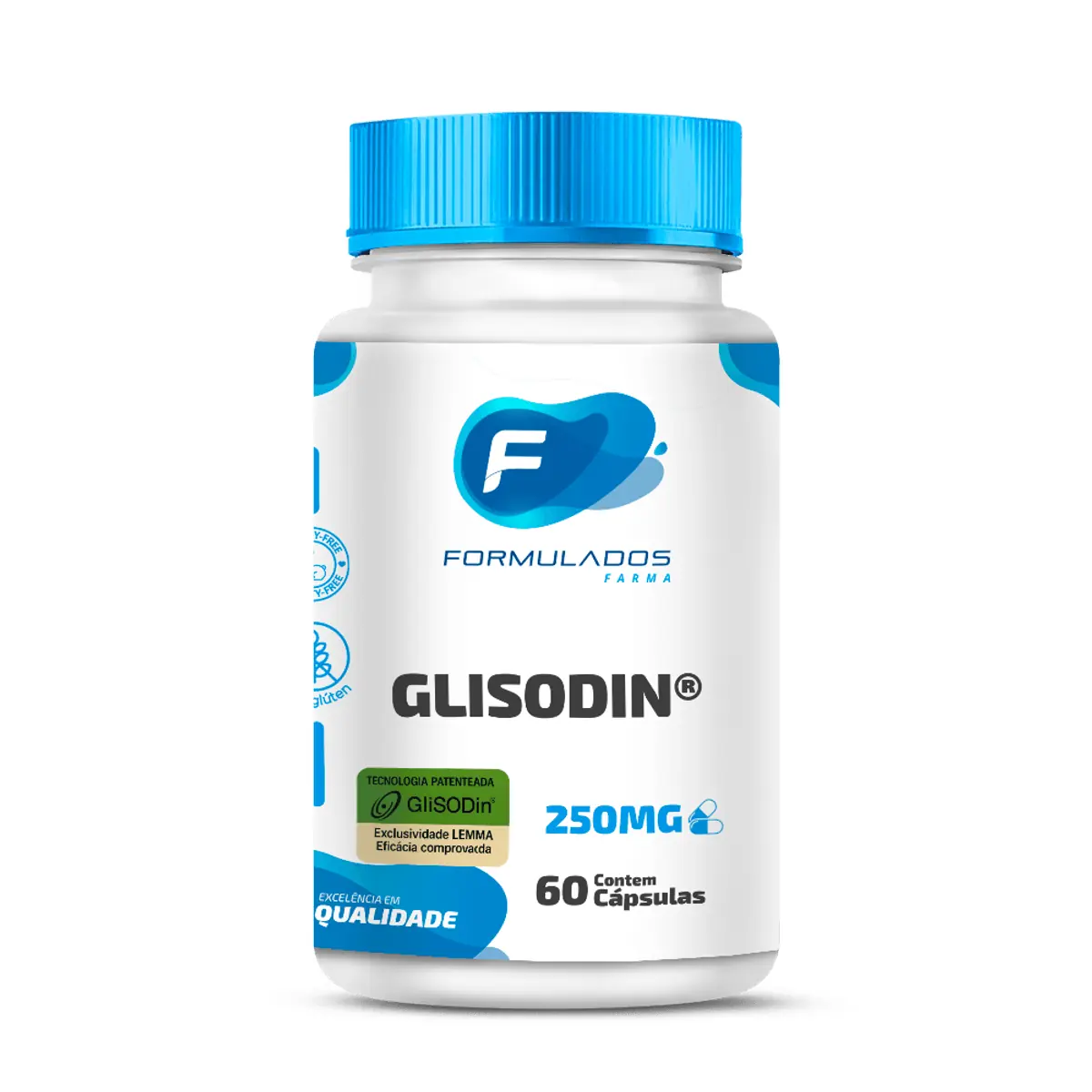Glisodin 250MG - 60 Cápsulas