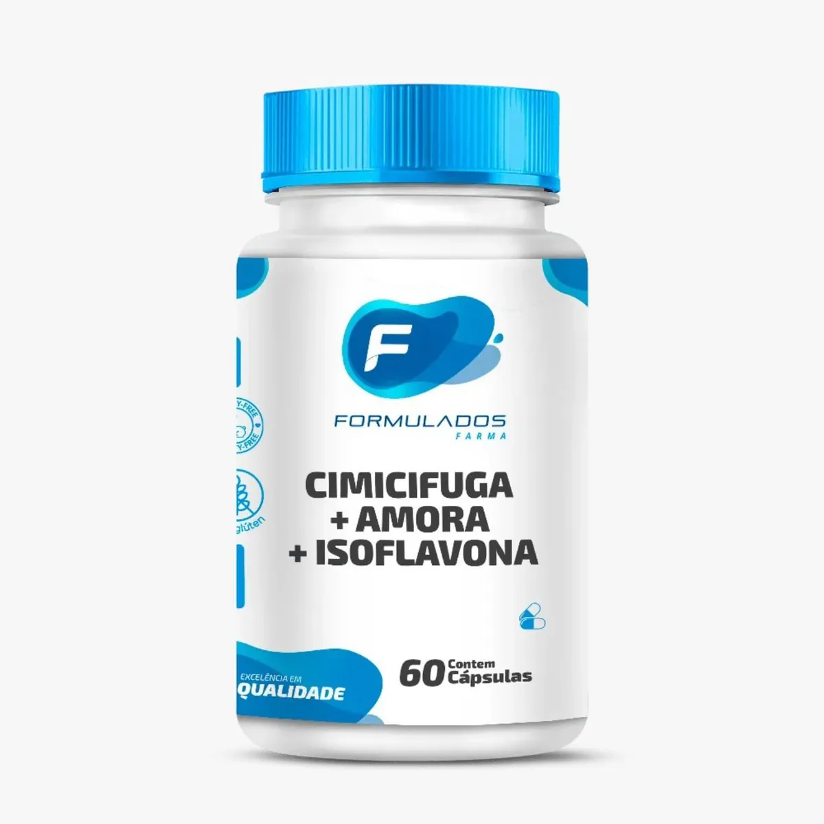 Cimicifuga + Amora + Isoflavona 60 Cápsulas