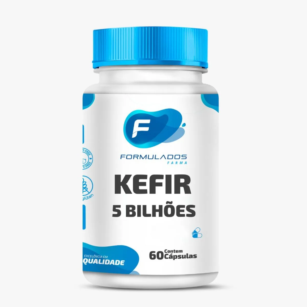 Kefir 5 Bilhões Liofilizado 60 Cápsulas