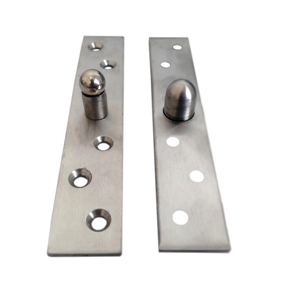 Kit 2 Dobradiças Pino Pivotante Aço Inox Porta Giratória 360°-150x25mm