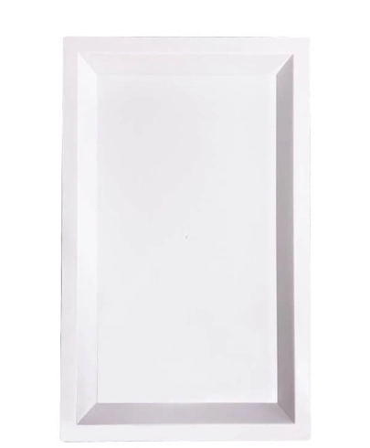 Bandeja Retangular Branco 28x14cm Rofida Festas