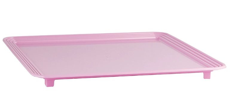 Bandeja Retangular Lilas 28x14cm Rofida Festas