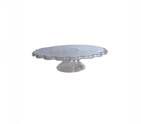 Boleira Plastica Transparente 22cm Rofida Festas