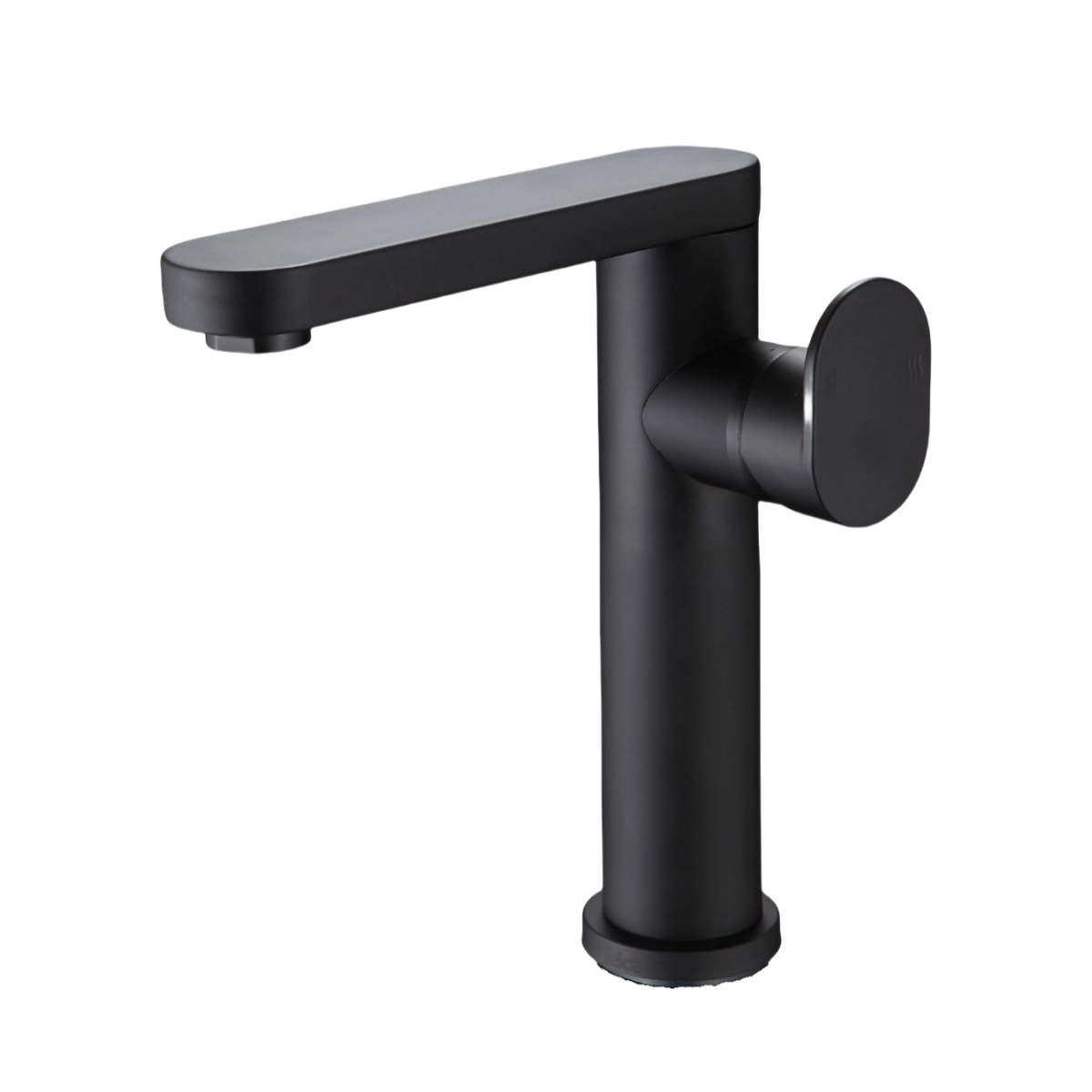 Torneira Bica Alta 22cm Misturador Monocomando Preta Aço