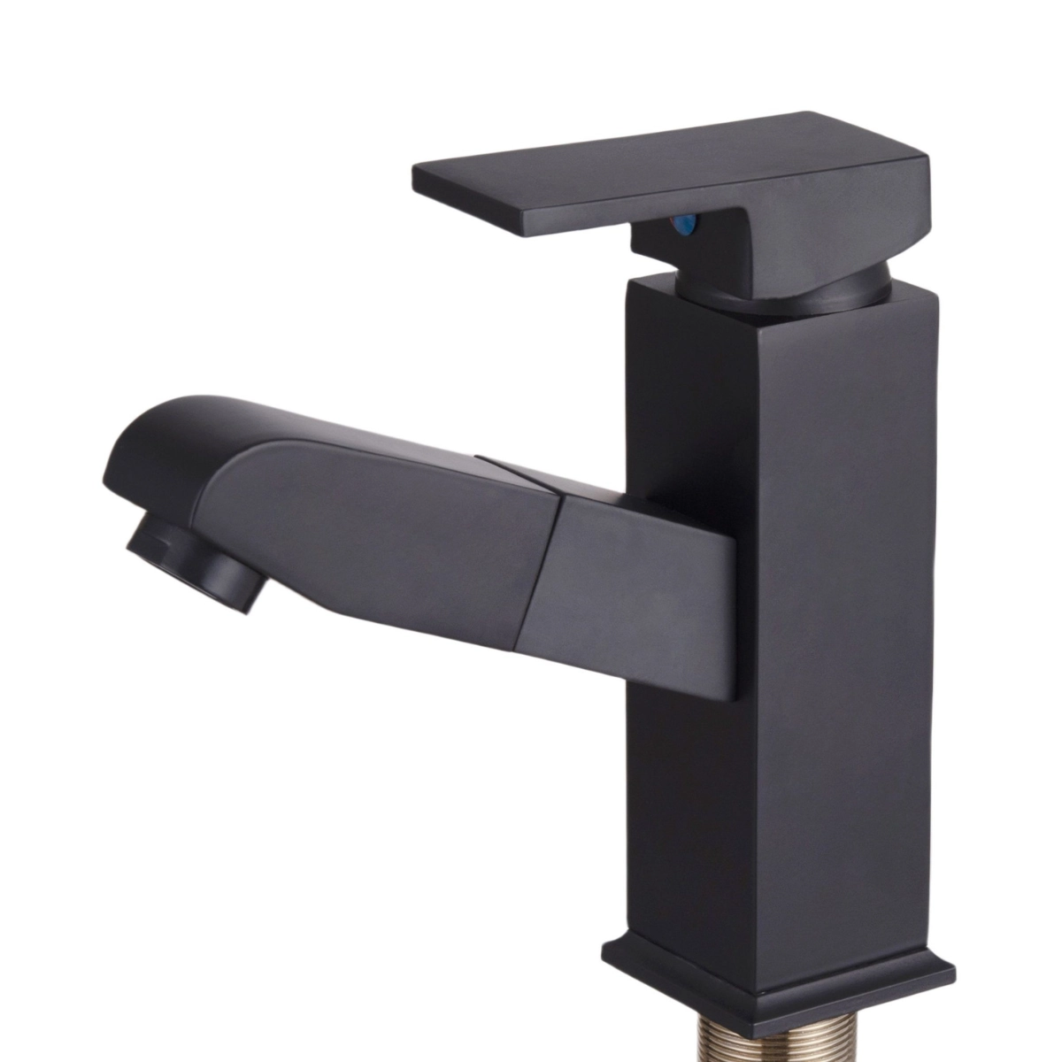 Torneira Misturador Lavatório Flex Monocomando Preto