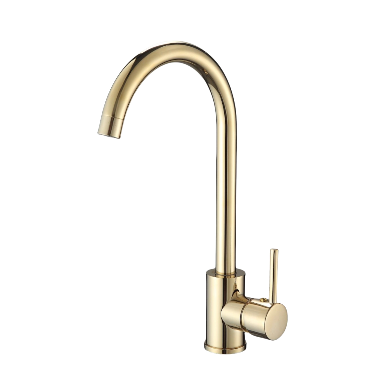Torneira de Cozinha Misturador Monocomando Água Quente e Fria - Dourado