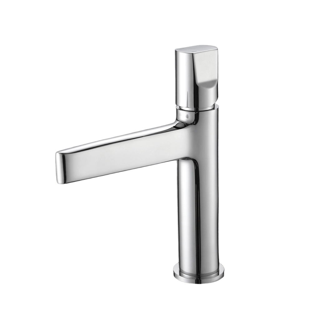 Torneira para Lavatório Cromada de Luxo com Misturador Monocomando