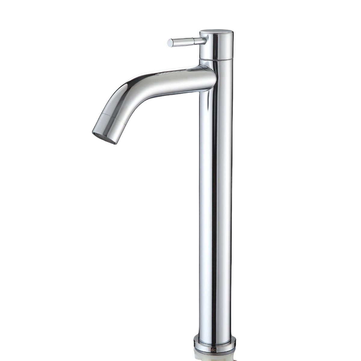 Torneira Alta Água Fria Lavabo Luxo Cromado Aço Inox  1/4