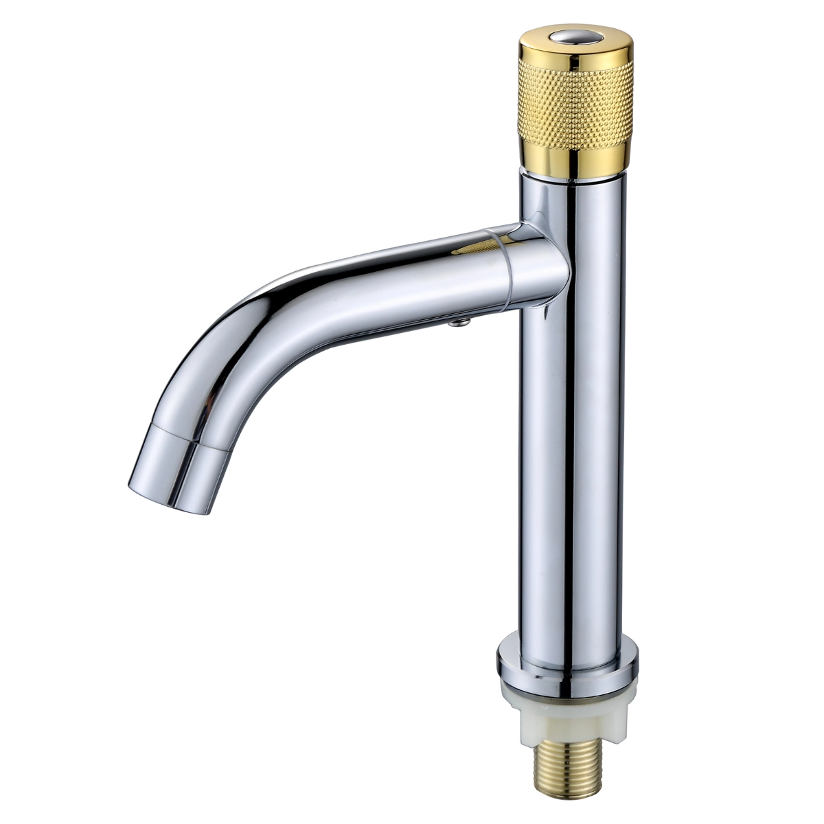 Torneira Lavatório Cromada Aço Inox Água Fria 1/4 De Volta