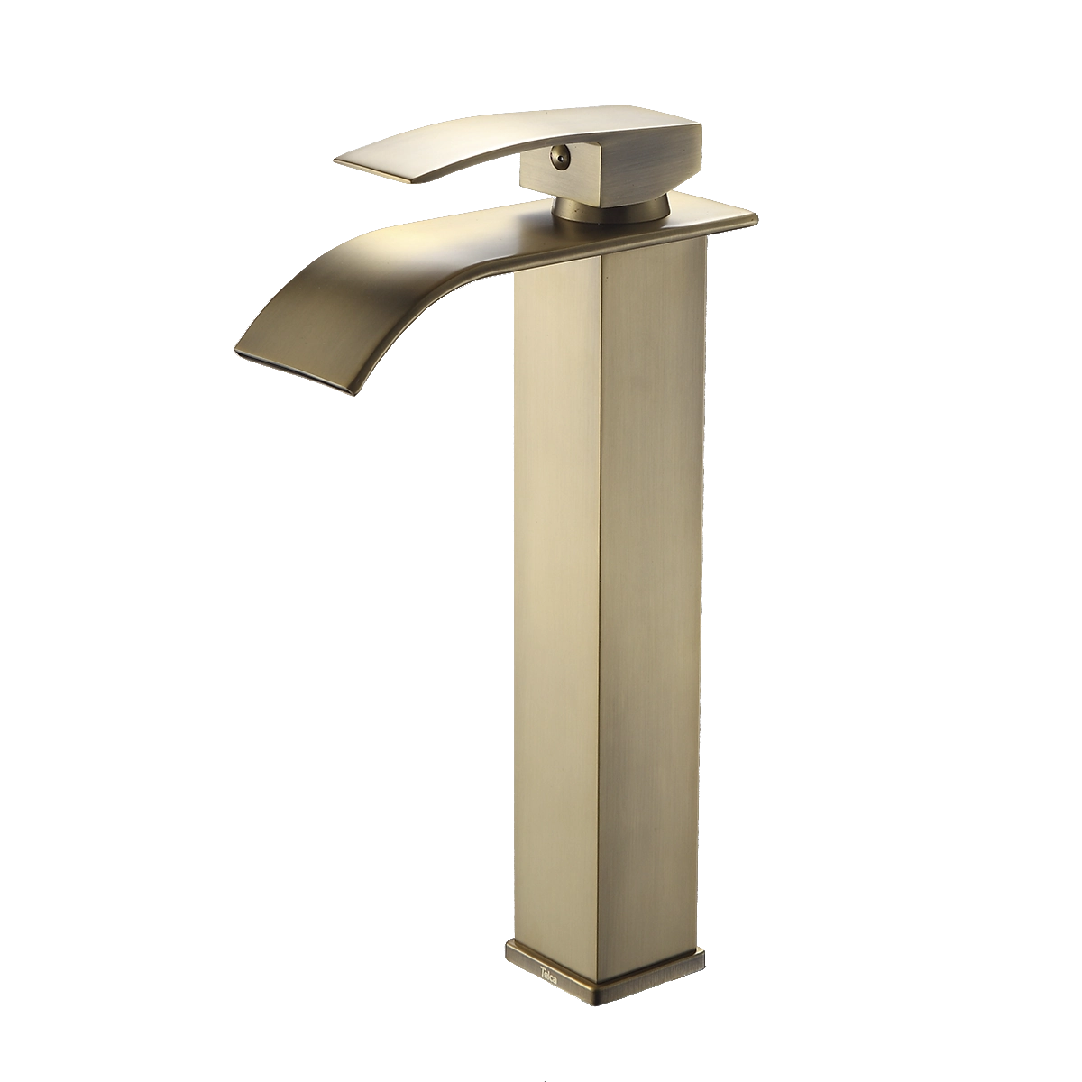 Torneira Cascata Alta Antigo Bronze Água Quente Fria Luxo