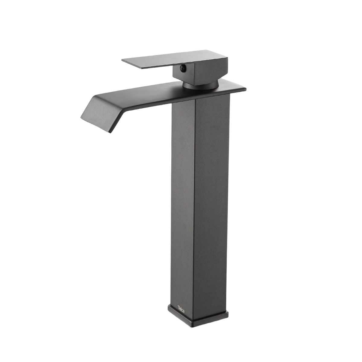 Torneira Banheiro Cinza Cascata Alta Misturador Monocomando
