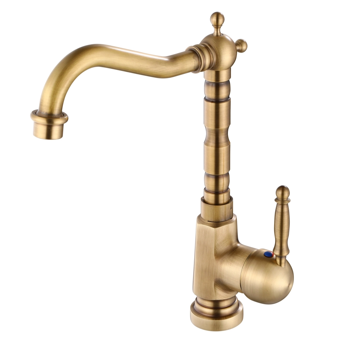 Torneira Banheiro Retrô Vintage Antigo Bronze Misturador Monocomando