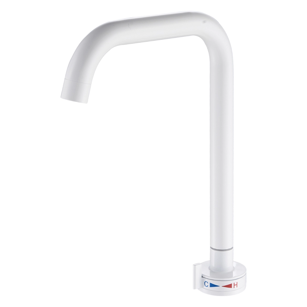 Torneira de Lavatório Branca Luxo Clean com Misturador