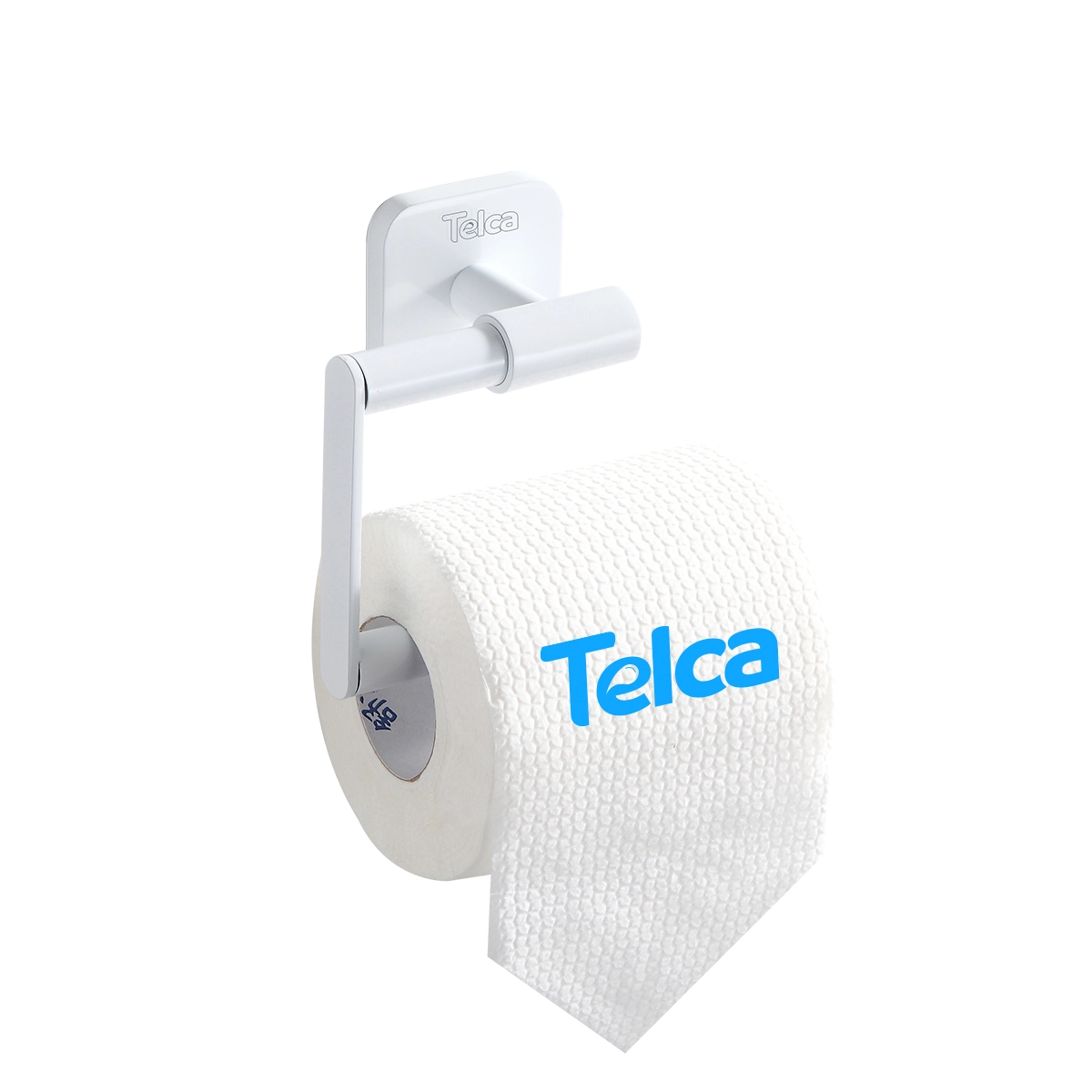 Porta Papel Higienico Branco de Parede para Banheiro
