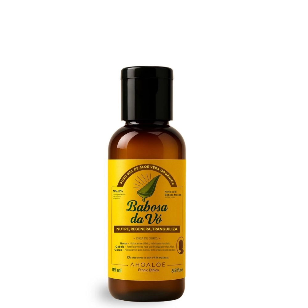 Gel Corporal Ahoaloe Babosa De Vo Aloe Vera 115ml