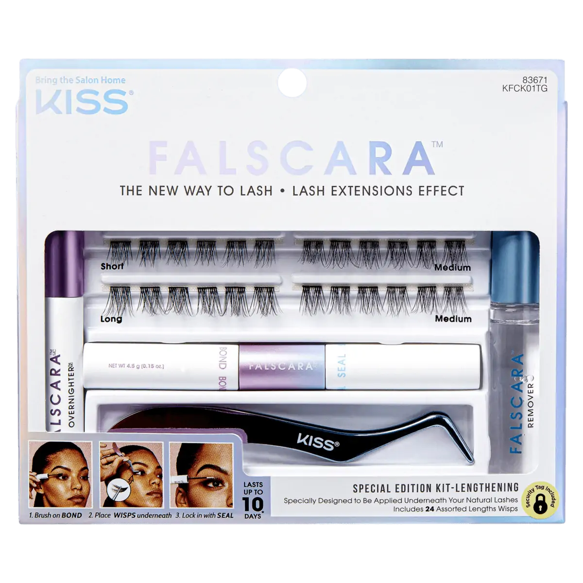Kiss Ny Falscara Kit Cilios R.kfck01tgb