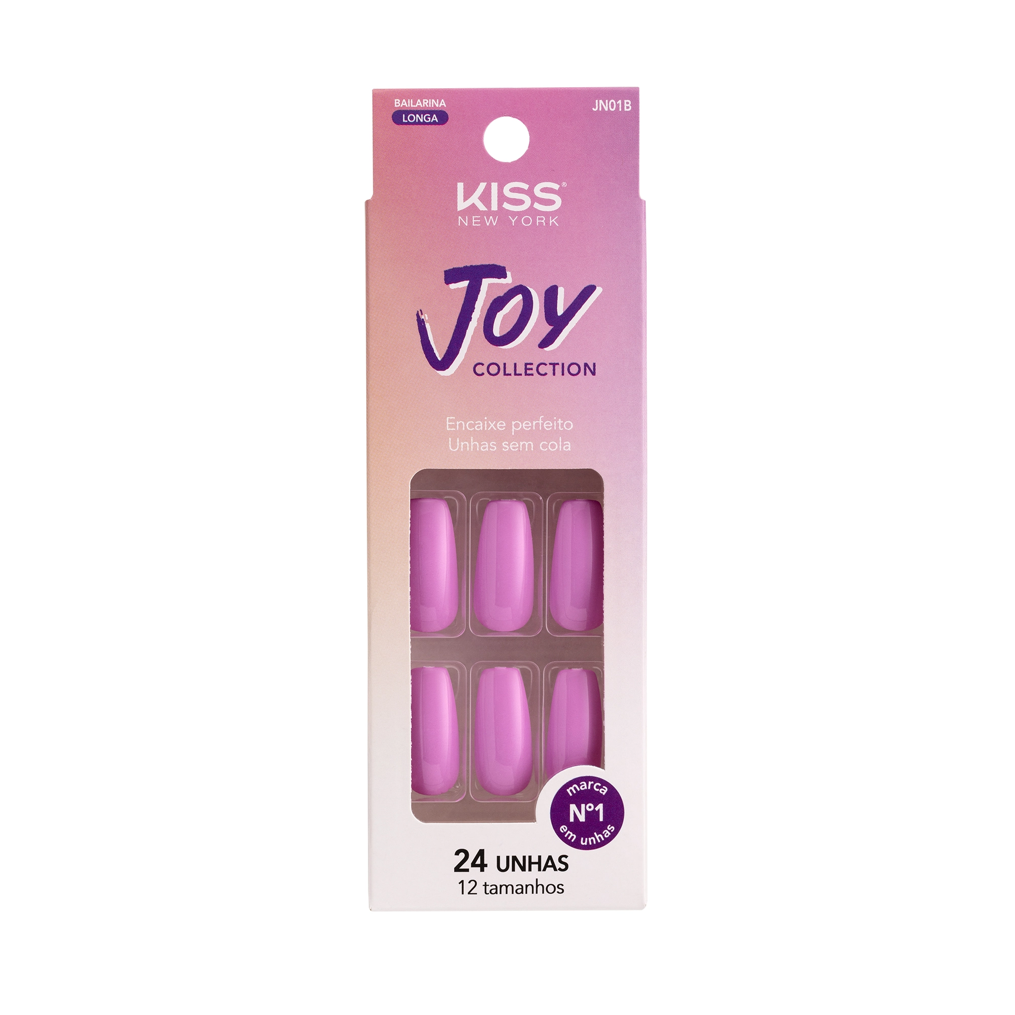 Kiss Ny Joy Collection Nails Real Pink