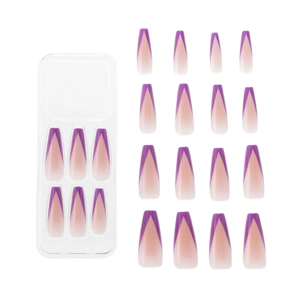 Kiss Ny Gel Extend Nails New Purple