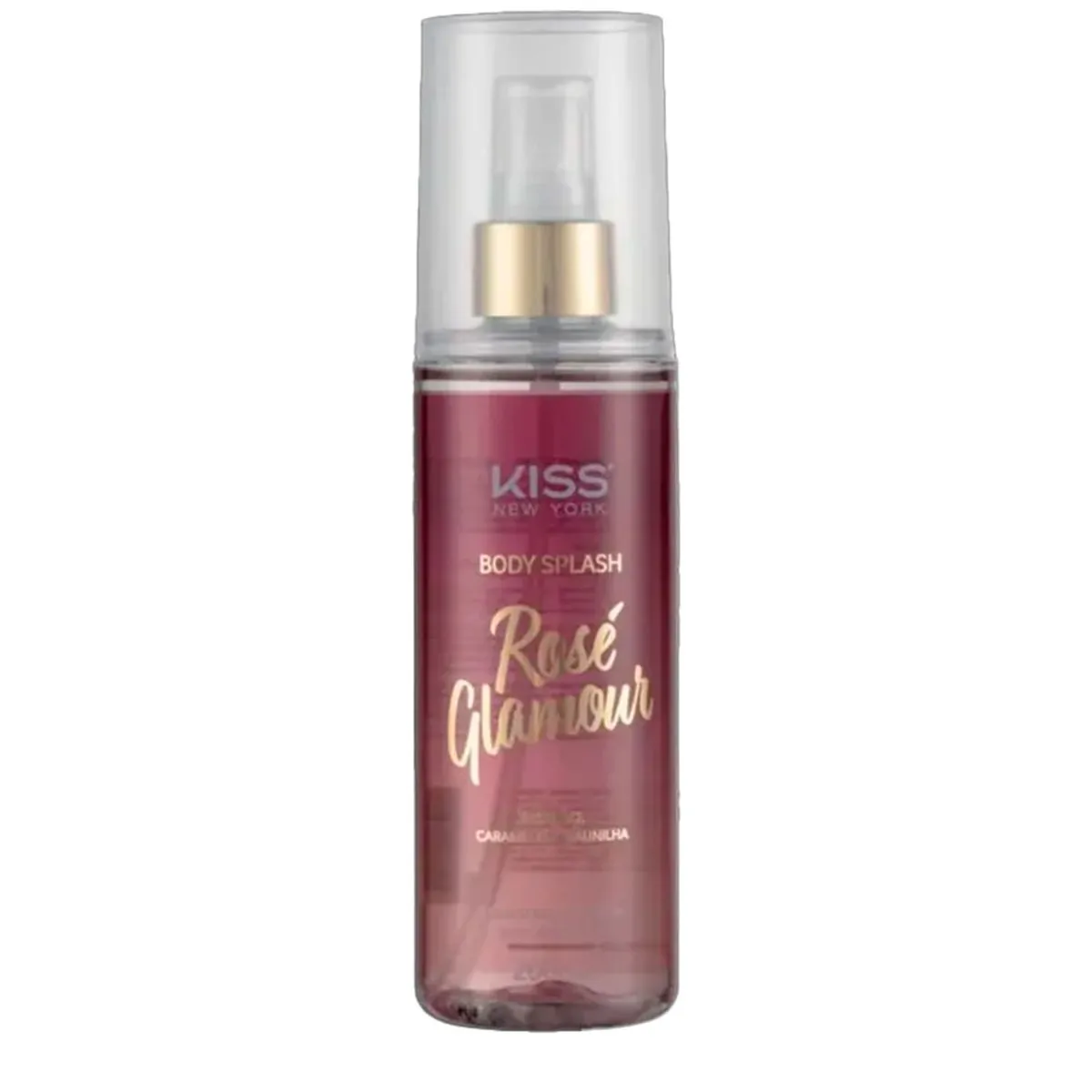 Body Splash Kiss New York Rose Glamour 200ml