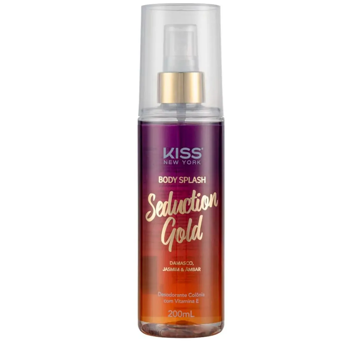 Body Splash Kiss New York Seduction Gold 200ml