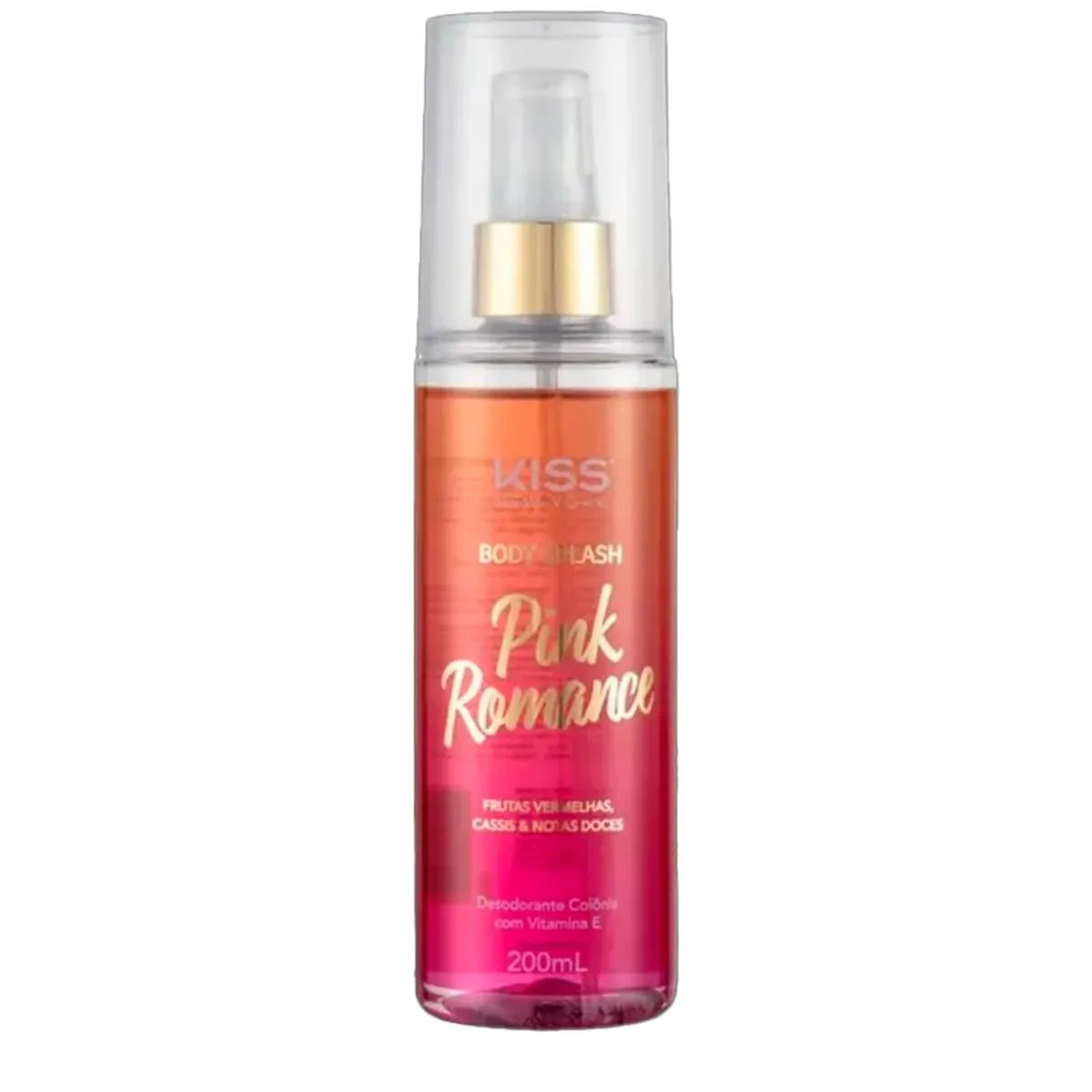 Body Splash Kiss New York Splash Pink Romance 200ml