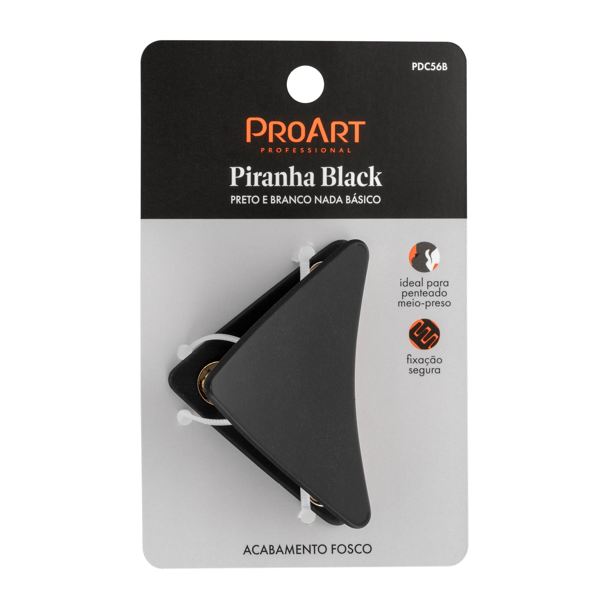 Proart Piranha Triangular Preta Pequena