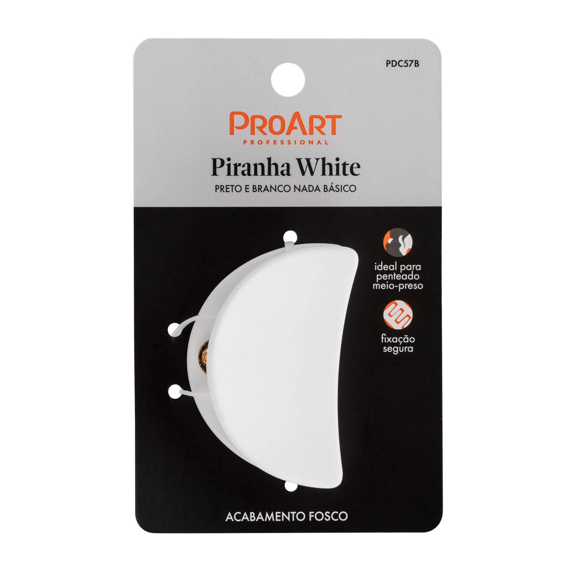 Proart Piranha Meia Lua Branca Pequena