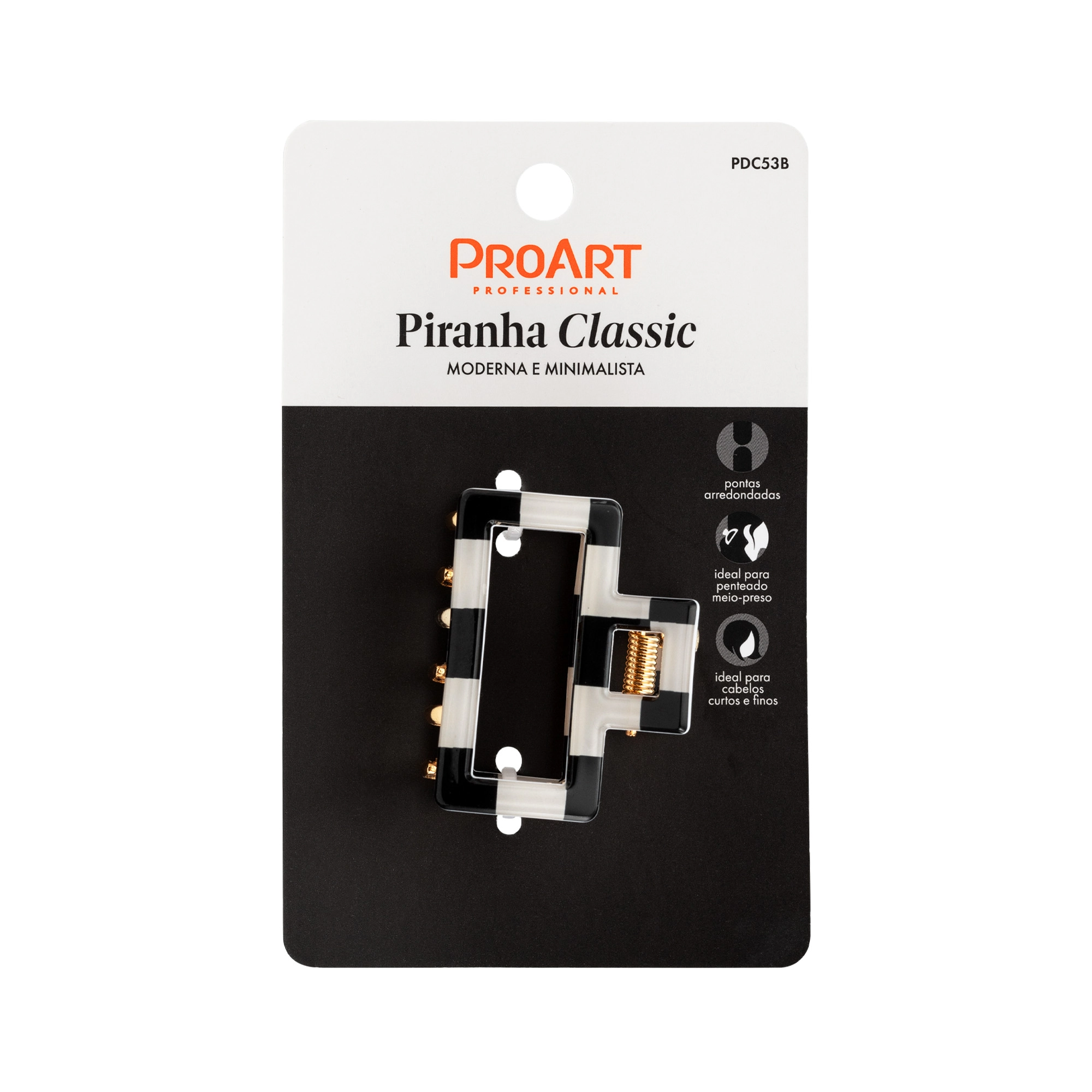 Proart Piranha Classic Preta E Branca