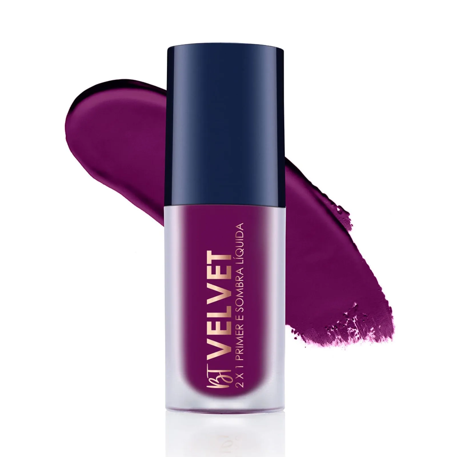 Bruna Tavares Velvet2x1 Primer Sombra Liq Grape