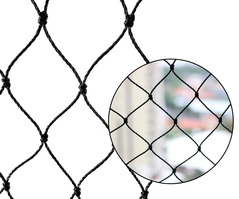 Tela / Rede De Proteção 1,10x2,25m Na Cor Preta