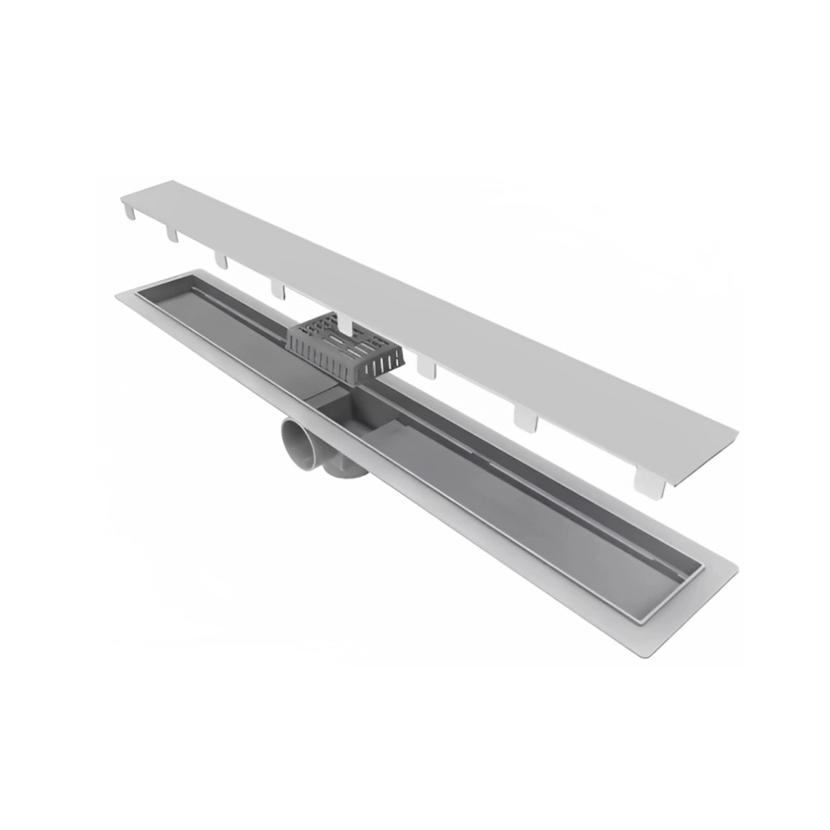 Ralo Linear Smart Seco Tampa Inox 70cm Elleve