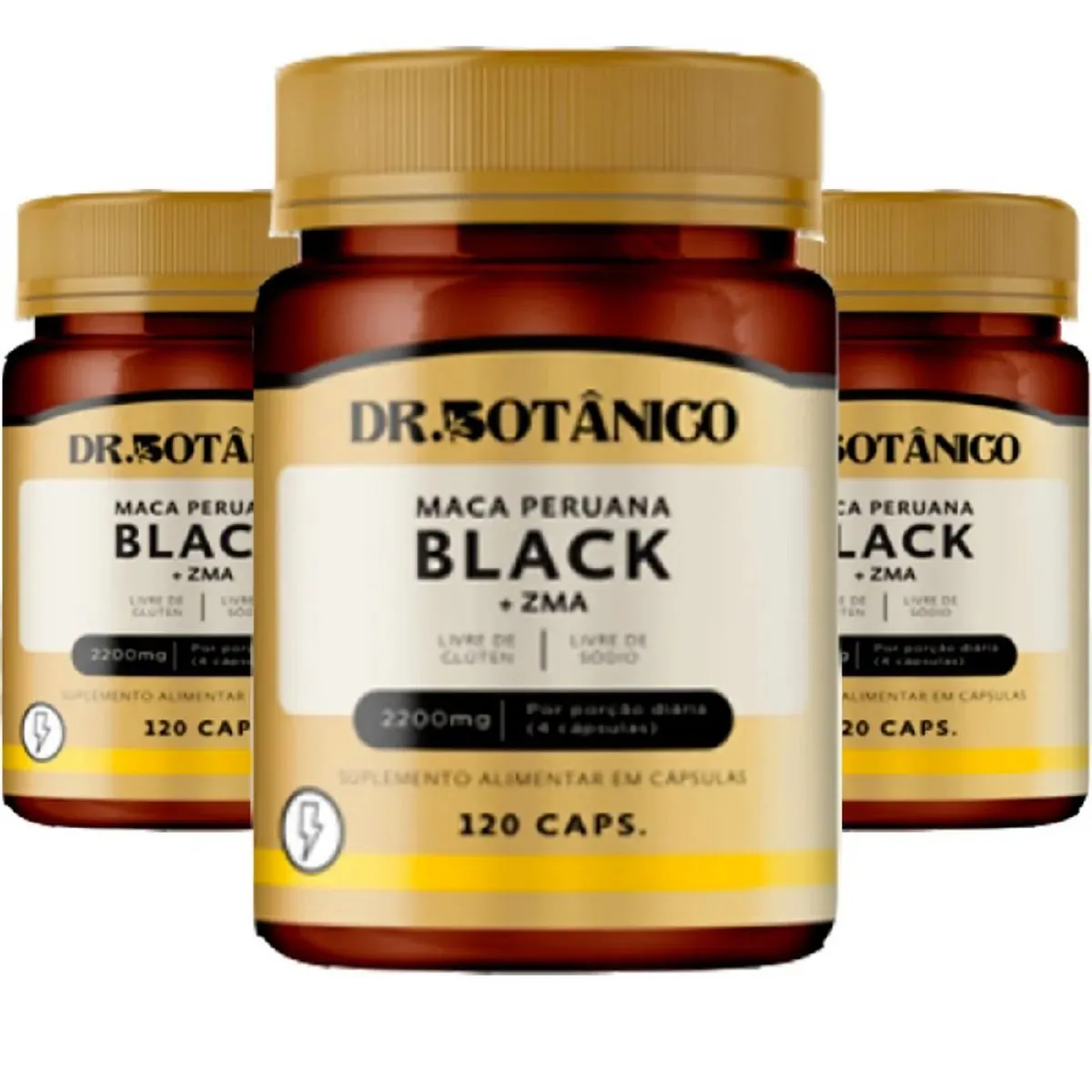 MACA PERUANA BLACK (MACA+ZINCO) 2200MG 120CAPS DR. BOTANICO