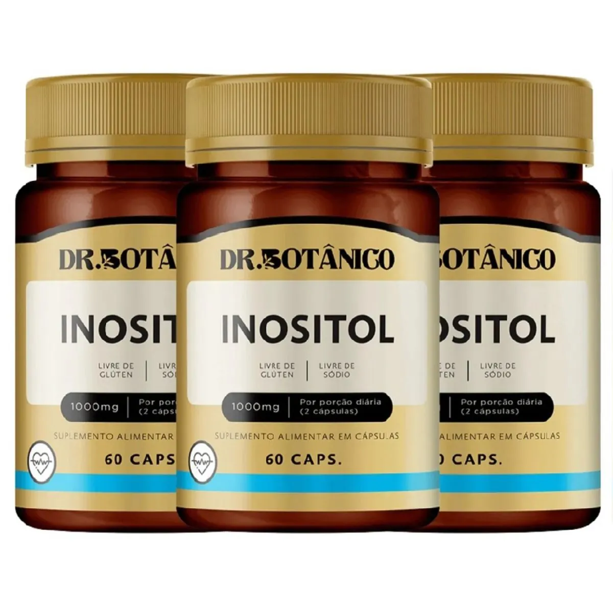 KIT 2 INOSITOL 1000MG 60CAPS DR. BOTANICO