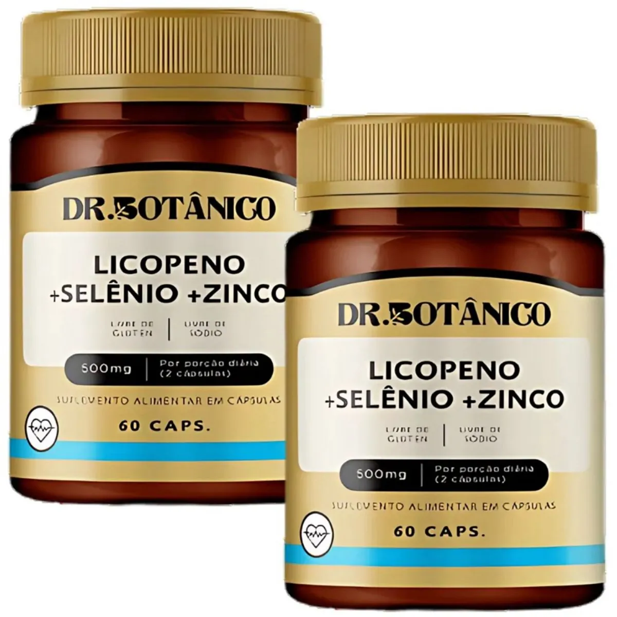 LICOPENO + SELENIO + ZINCO 500MG 60CAPS DR. BOTANICO