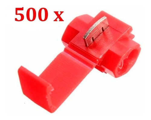 Dmti 500 X Conector Derivação Emenda Fios Vermelho 0,5 A 1,5mm