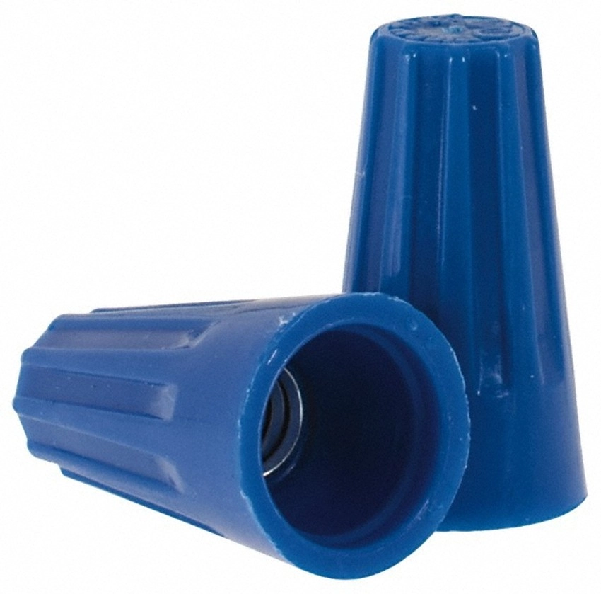 Dmti 100 X Conector De Torção Emenda Fios Cabos Azul 0,8 - 3,9mm