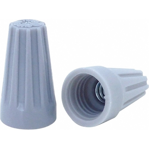 Dmti 100 X Conector De Torção Emenda Fios Cabos Cinza Até 2,6mm