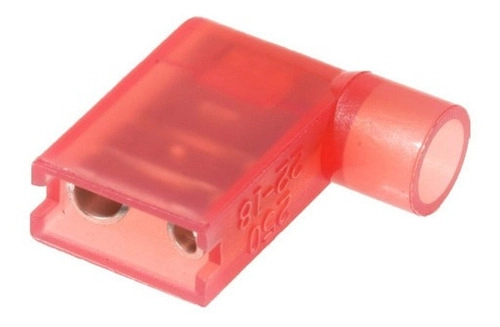 Dmti 200un Kit Terminal Bandeira Total Isolado Vermelho 1,5mm