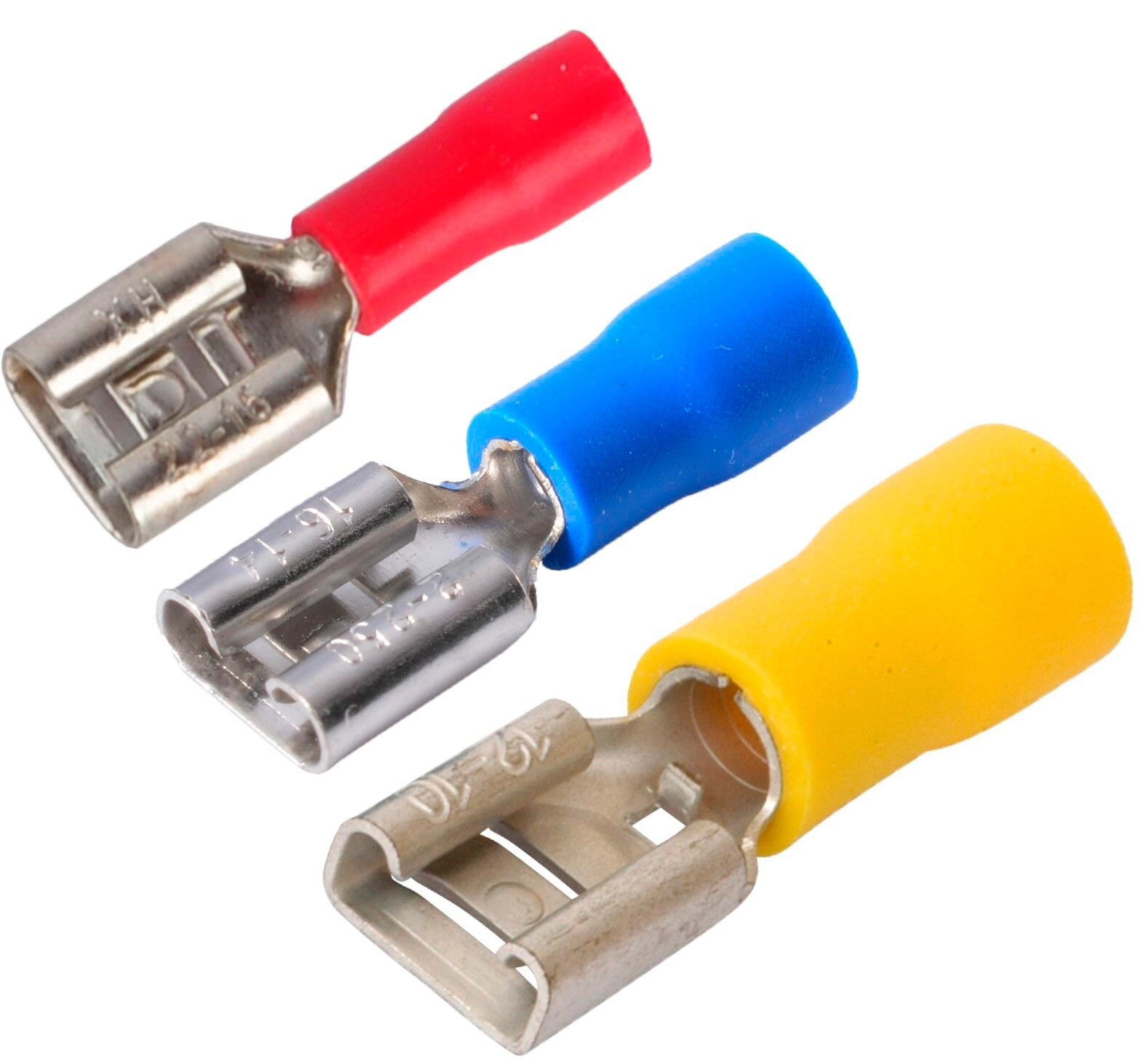 Dmti 100un Kit Terminal Fêmea Faston Pré-isolado 0,5 A 6,0mm