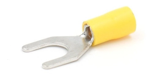 Dmti 500un Terminal Forquilha Garfo Sv5.5-5 Amarelo 4 A 6mm M5