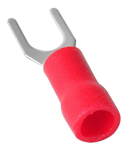 Dmti Terminal Forquilha Garfo Pré Isolado Vermelho 1,5mm - 100un