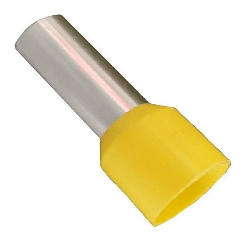 Dmti 200un Terminal Tubular Ilhós Conector 6mm E6012 Pré Isolado